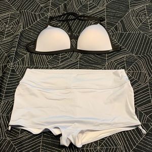 PINK Gym to Swim Coordinated Set in Blue Hydrangea